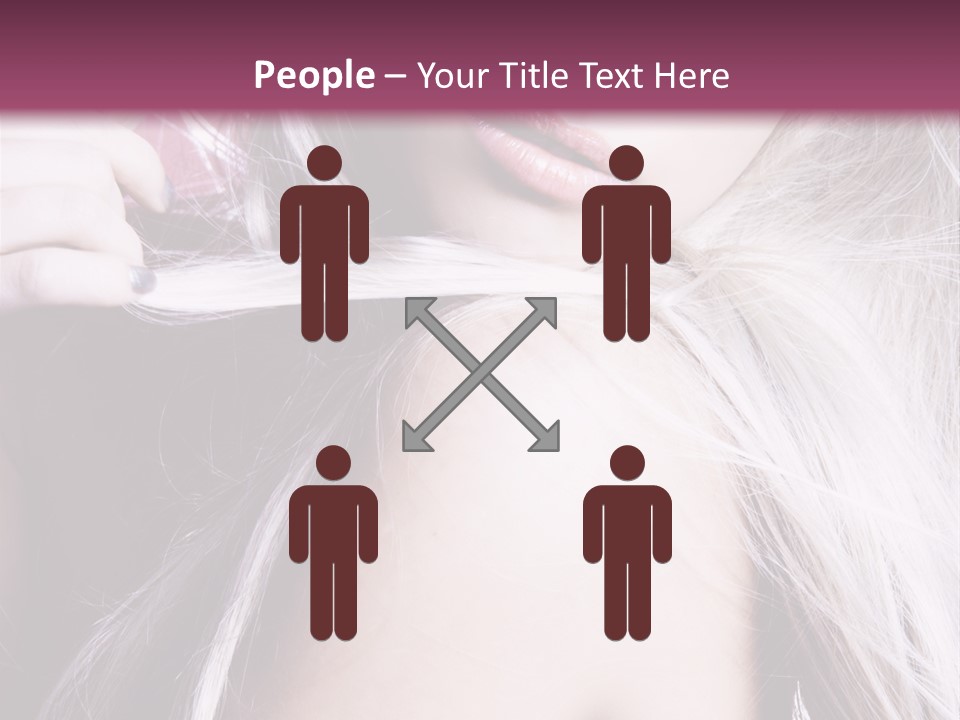 Woman Female Model PowerPoint Template