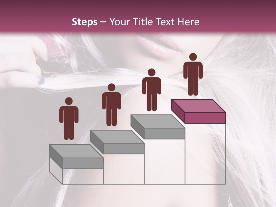 Woman Female Model PowerPoint Template