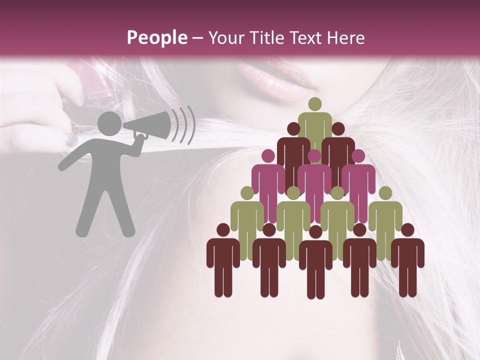 Woman Female Model PowerPoint Template