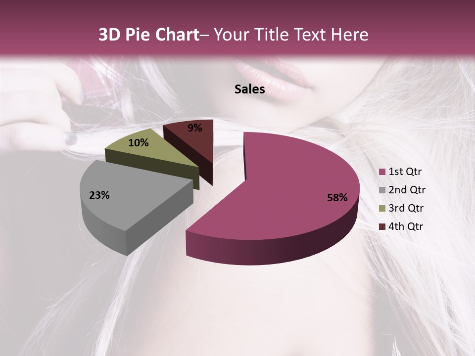 Woman Female Model PowerPoint Template