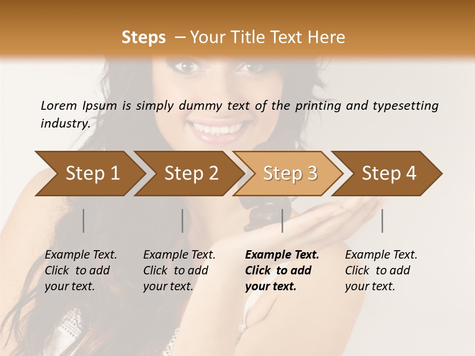 Celebrations Chocolate Desserts PowerPoint Template