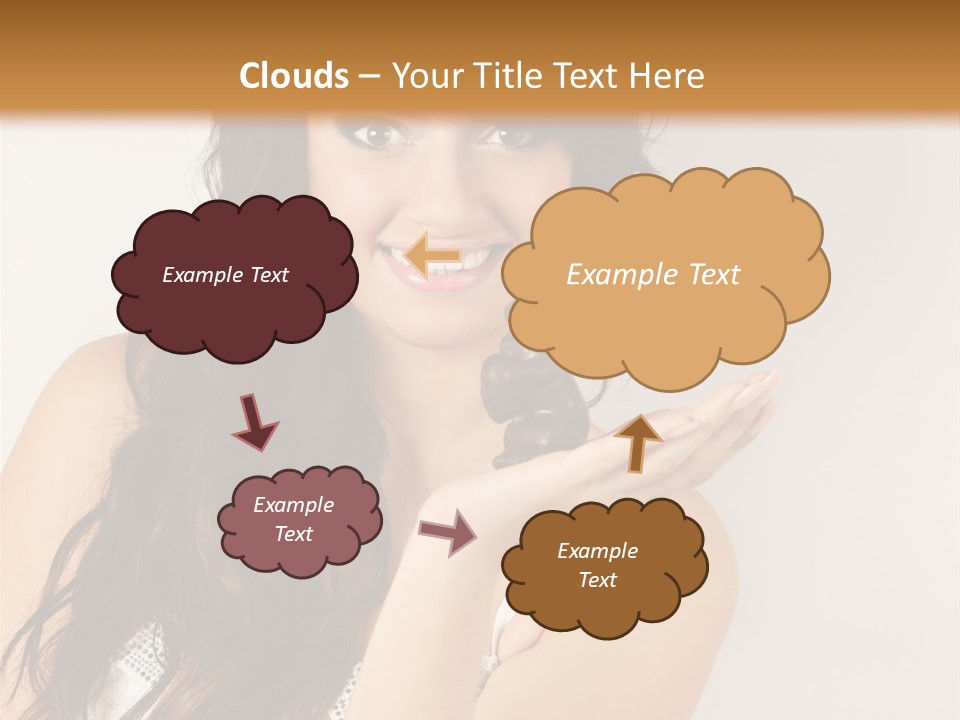 Celebrations Chocolate Desserts PowerPoint Template