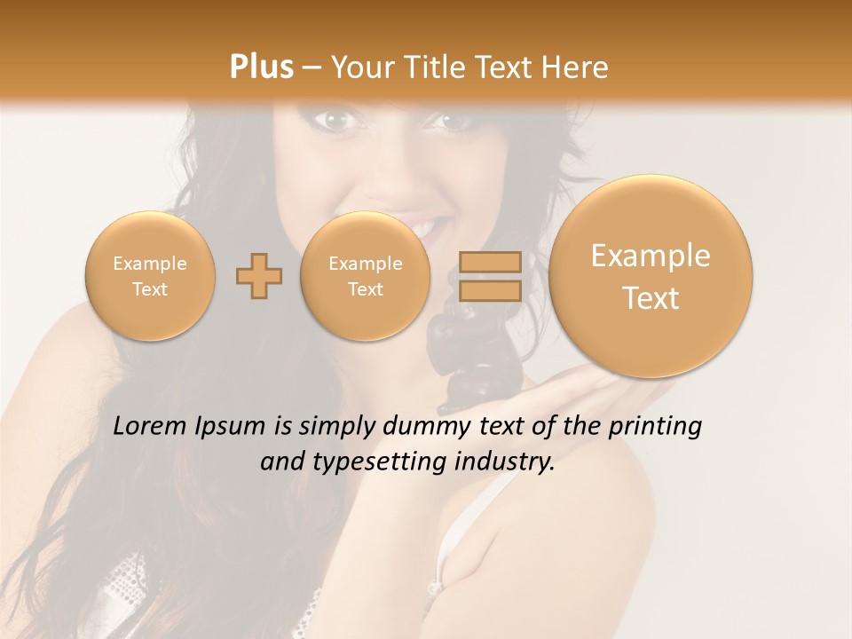 Celebrations Chocolate Desserts PowerPoint Template