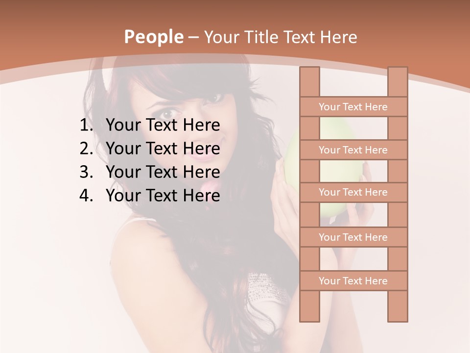 Happiness Background Food PowerPoint Template
