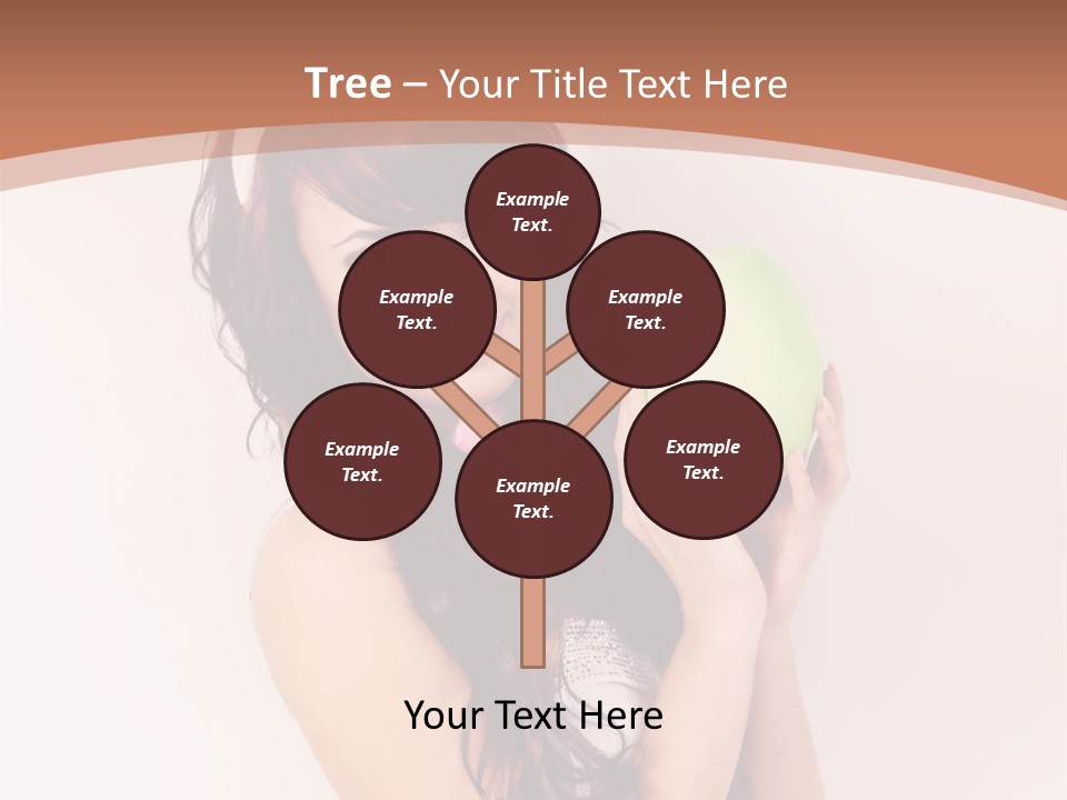Happiness Background Food PowerPoint Template