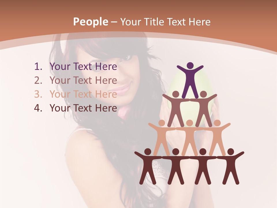 Happiness Background Food PowerPoint Template