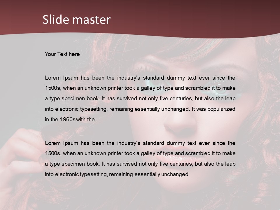Mode Augen Professionell PowerPoint Template