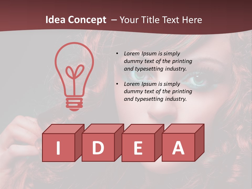 Mode Augen Professionell PowerPoint Template