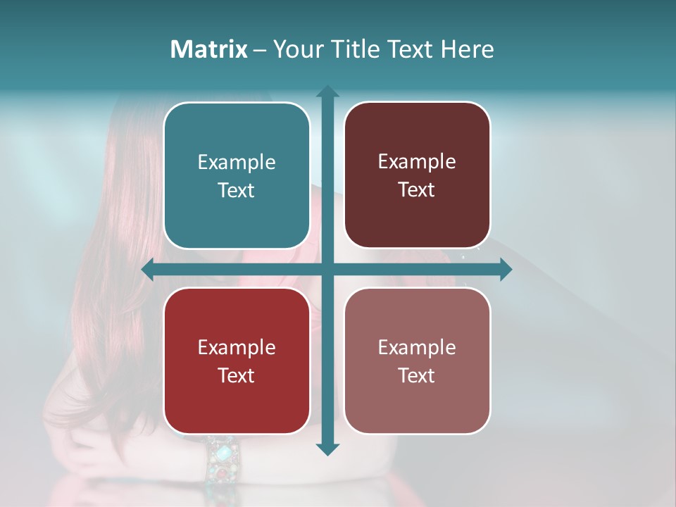 Pretty Stil Spiegel PowerPoint Template