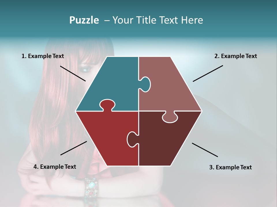 Pretty Stil Spiegel PowerPoint Template