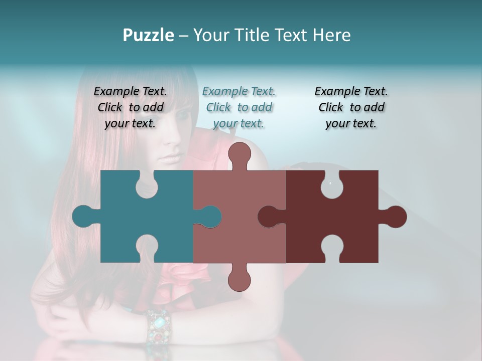 Pretty Stil Spiegel PowerPoint Template