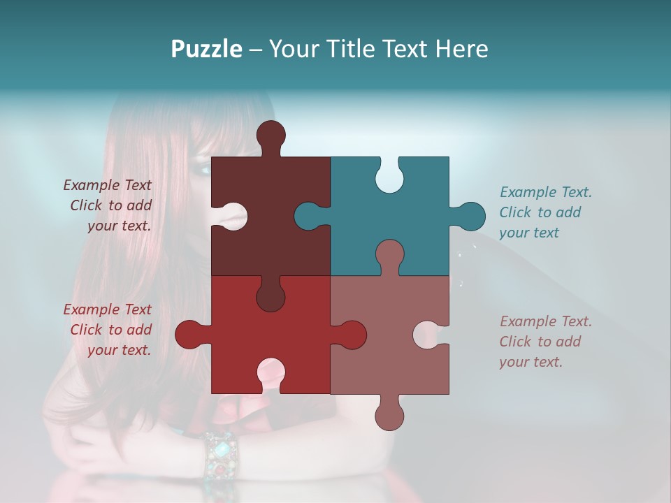 Pretty Stil Spiegel PowerPoint Template