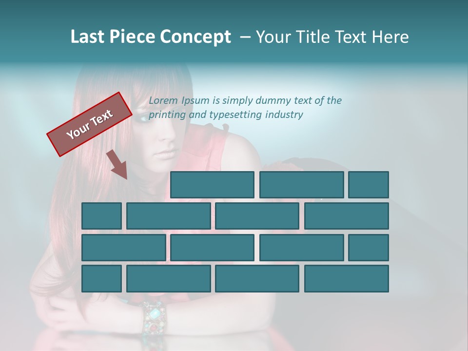 Pretty Stil Spiegel PowerPoint Template