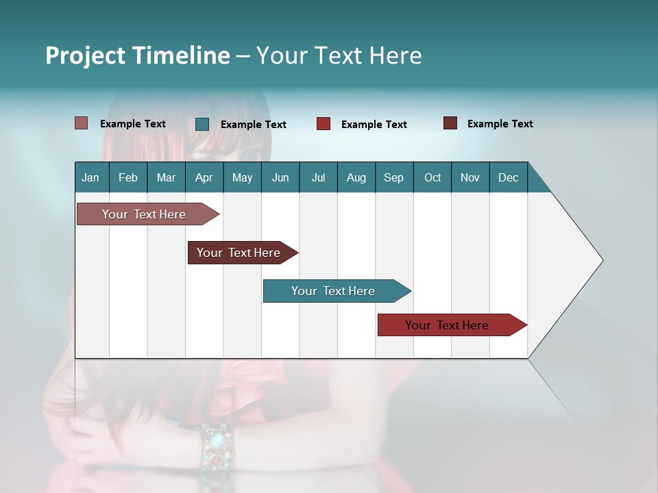Pretty Stil Spiegel PowerPoint Template