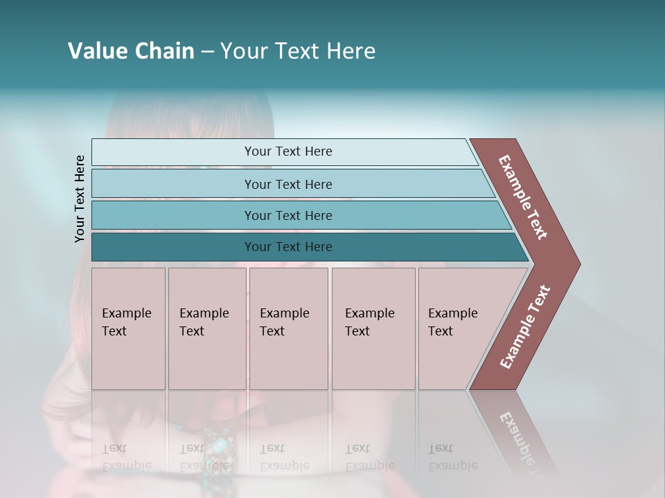 Pretty Stil Spiegel PowerPoint Template