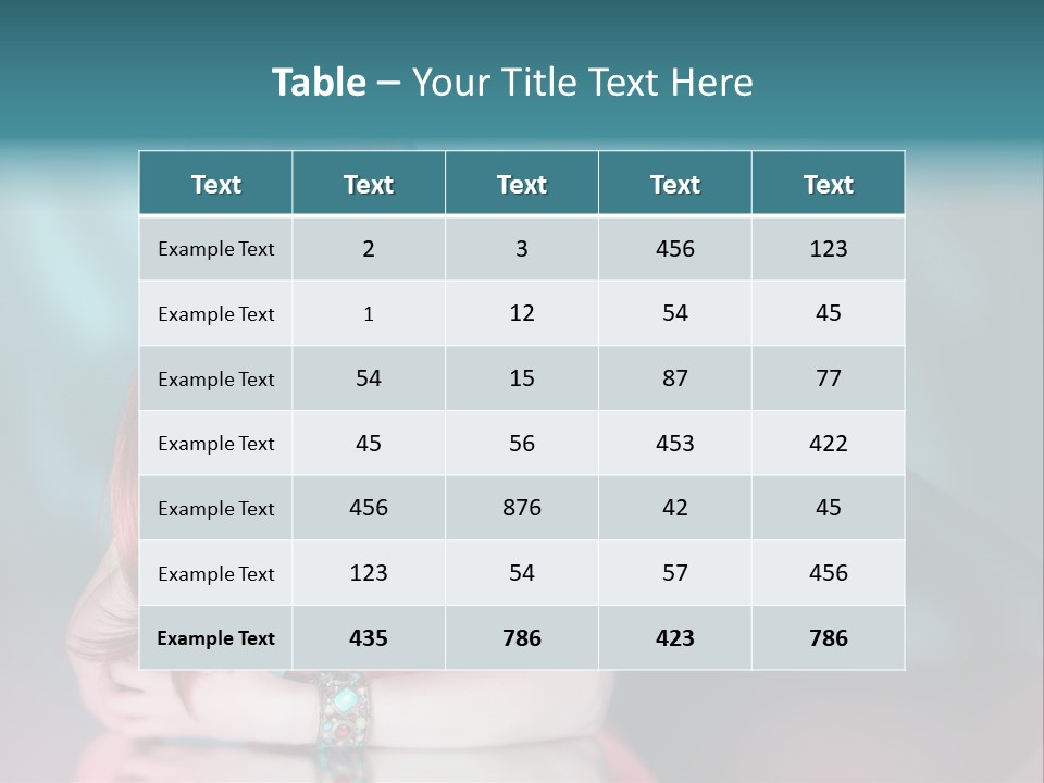 Pretty Stil Spiegel PowerPoint Template