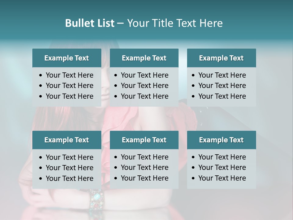 Pretty Stil Spiegel PowerPoint Template