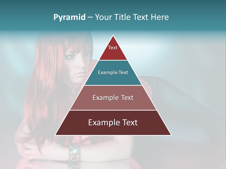 Pretty Stil Spiegel PowerPoint Template