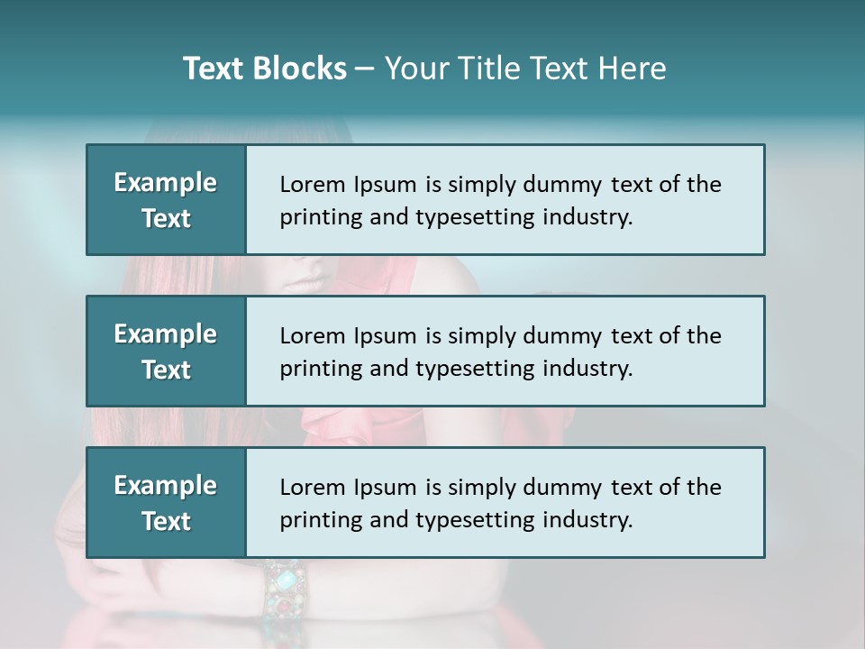 Pretty Stil Spiegel PowerPoint Template