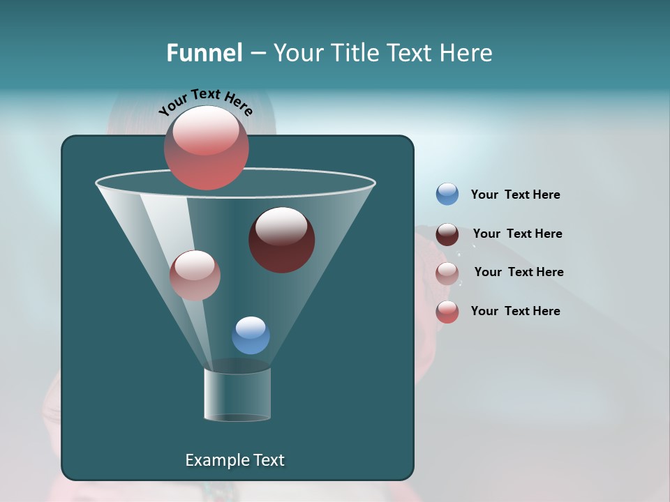 Pretty Stil Spiegel PowerPoint Template