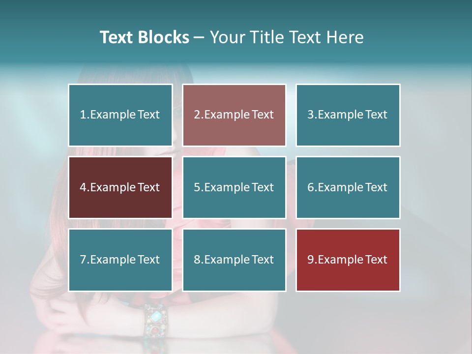 Pretty Stil Spiegel PowerPoint Template