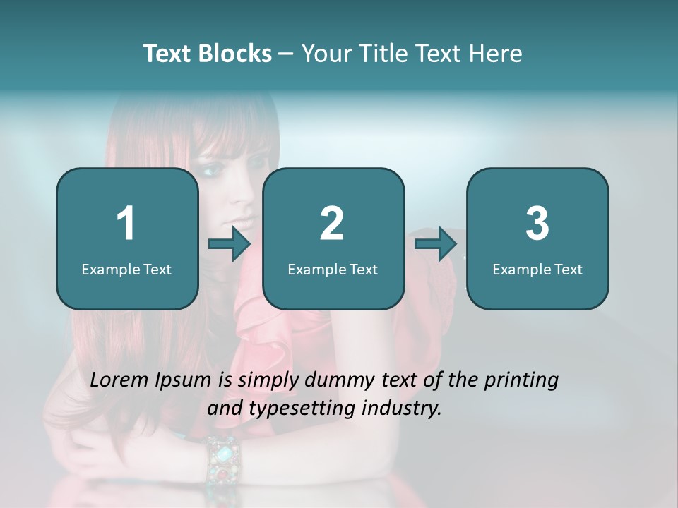 Pretty Stil Spiegel PowerPoint Template