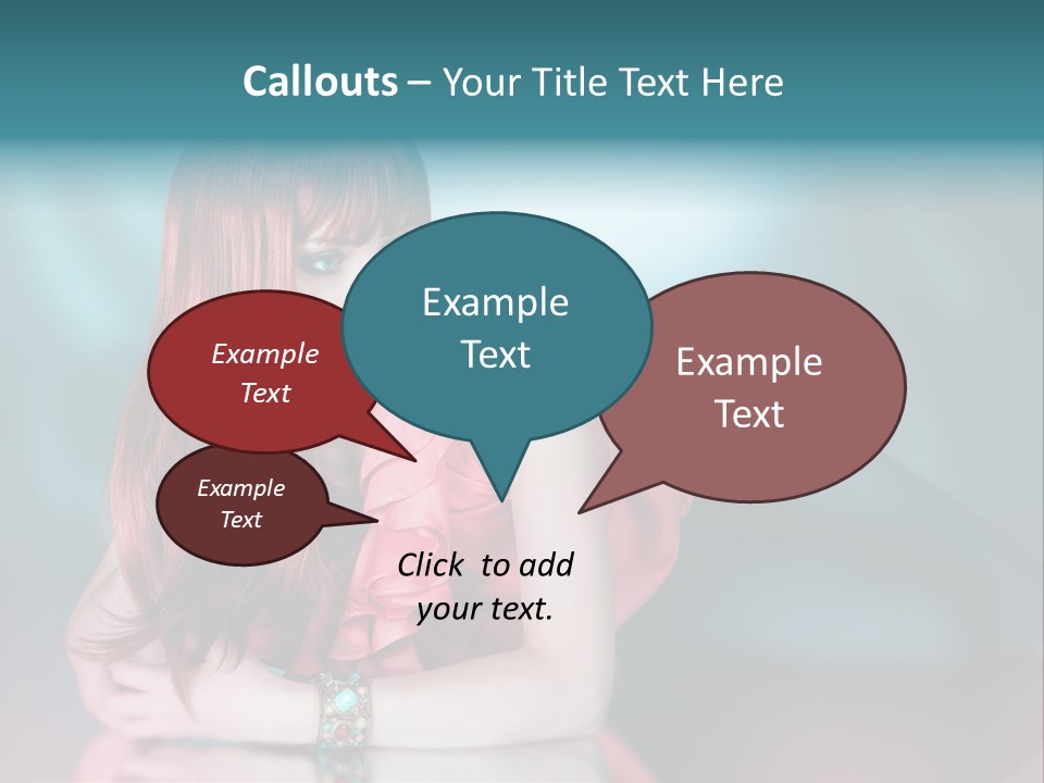 Pretty Stil Spiegel PowerPoint Template