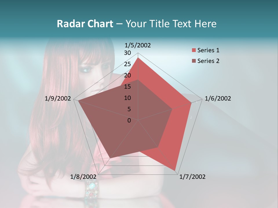 Pretty Stil Spiegel PowerPoint Template