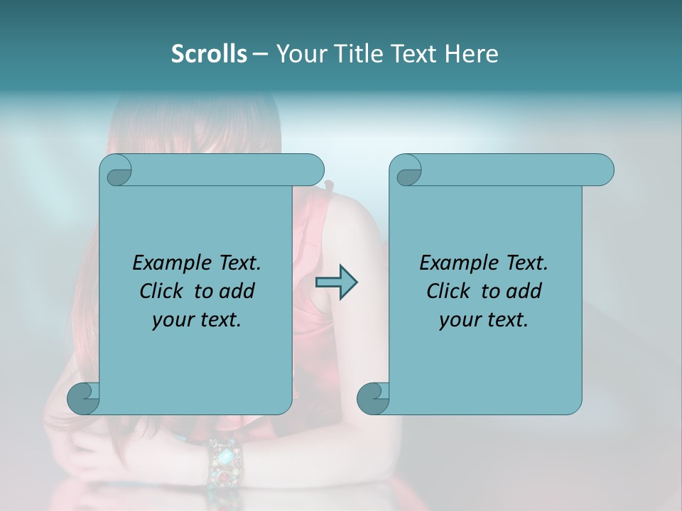 Pretty Stil Spiegel PowerPoint Template