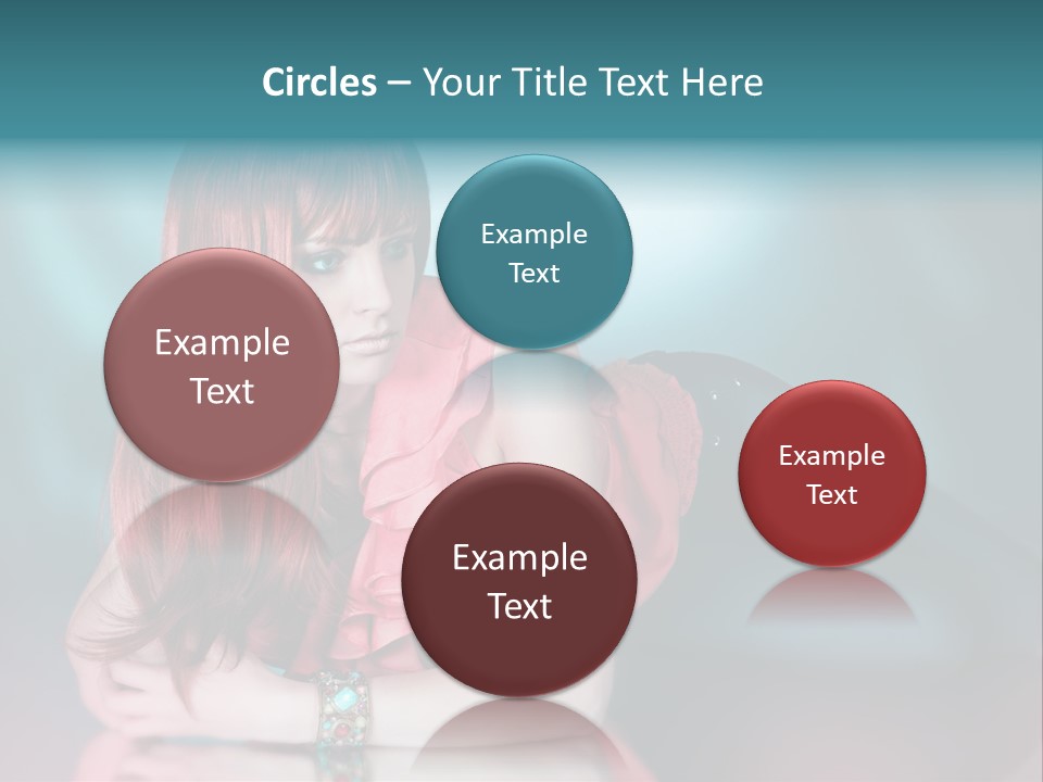 Pretty Stil Spiegel PowerPoint Template