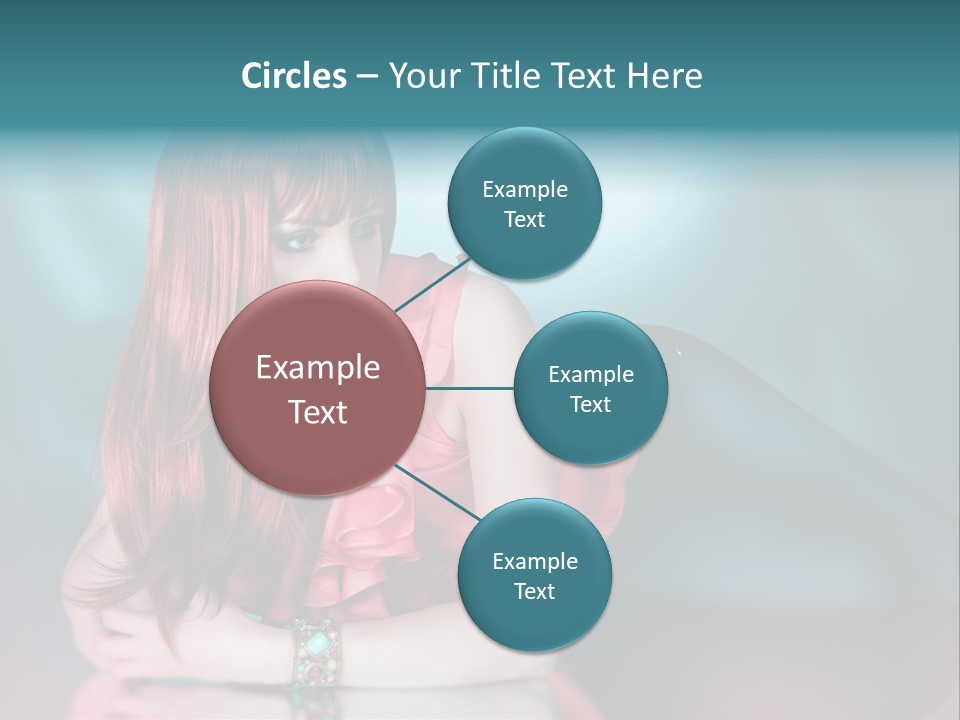 Pretty Stil Spiegel PowerPoint Template