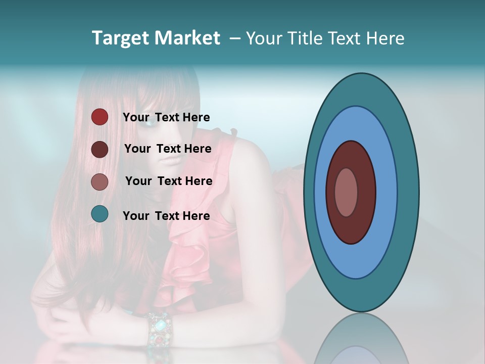 Pretty Stil Spiegel PowerPoint Template