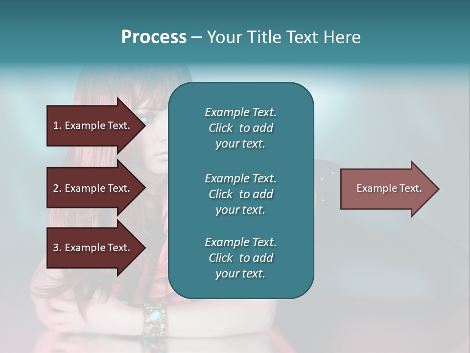 Pretty Stil Spiegel PowerPoint Template