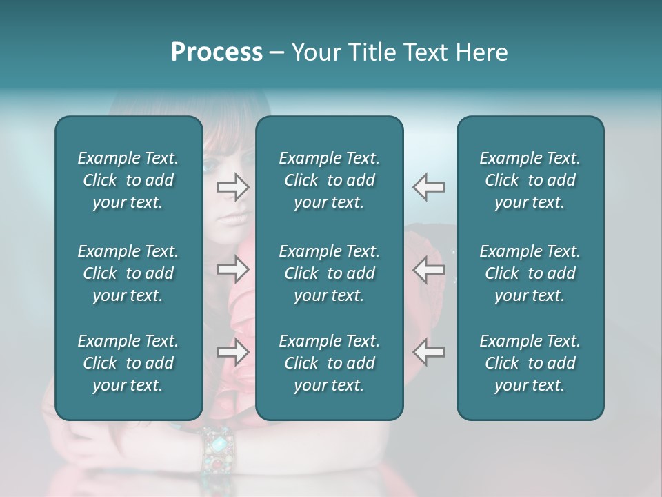 Pretty Stil Spiegel PowerPoint Template