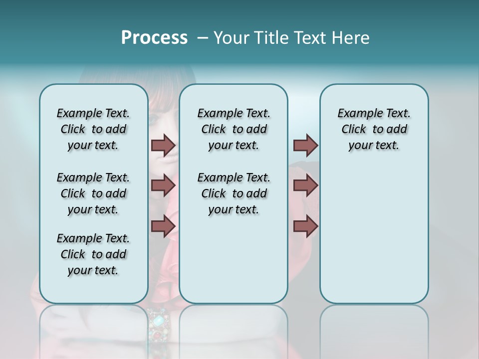 Pretty Stil Spiegel PowerPoint Template