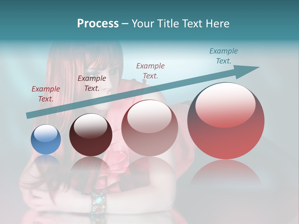 Pretty Stil Spiegel PowerPoint Template