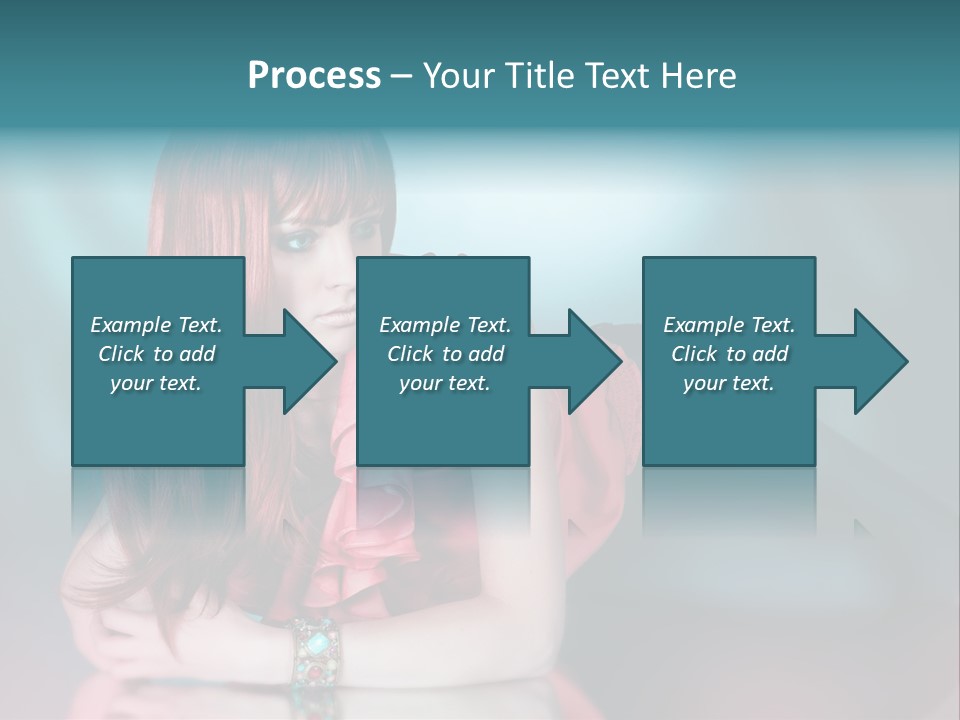 Pretty Stil Spiegel PowerPoint Template