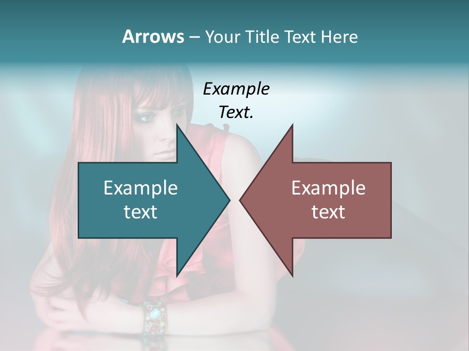 Pretty Stil Spiegel PowerPoint Template