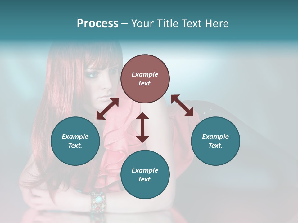Pretty Stil Spiegel PowerPoint Template