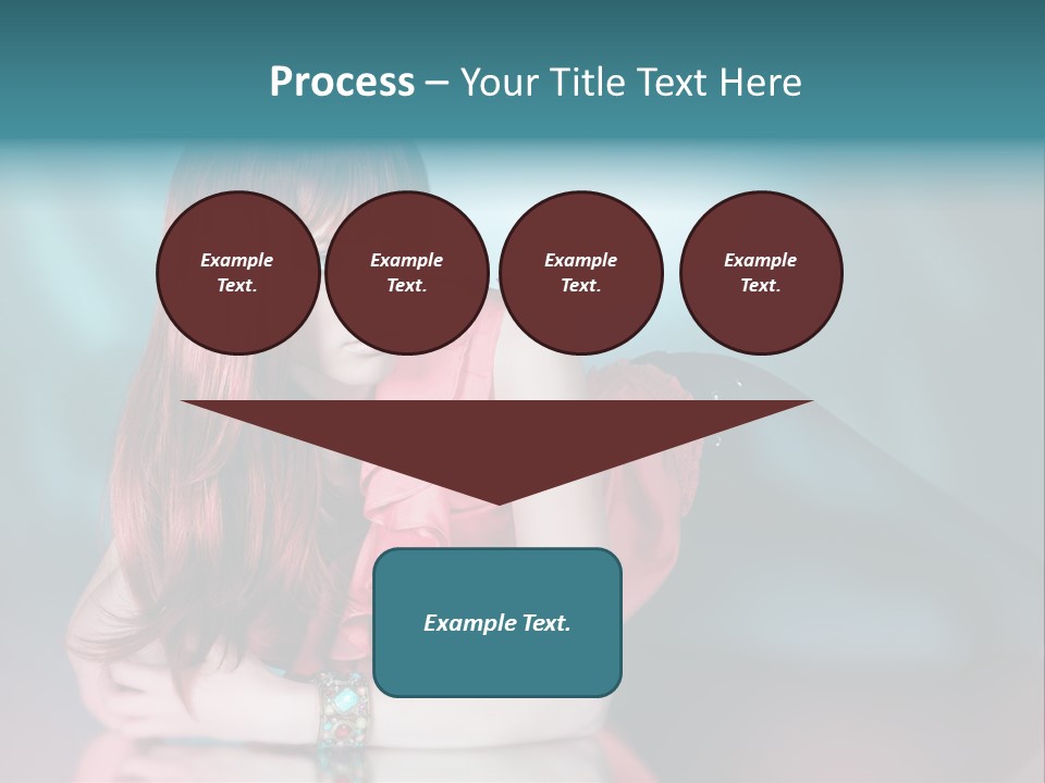 Pretty Stil Spiegel PowerPoint Template