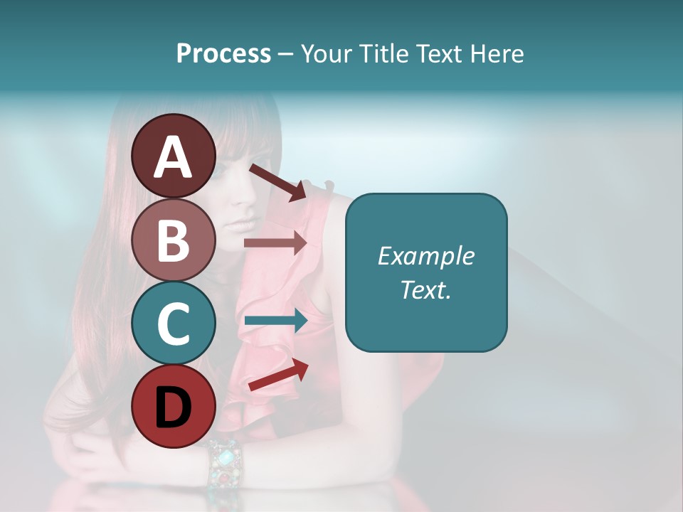 Pretty Stil Spiegel PowerPoint Template