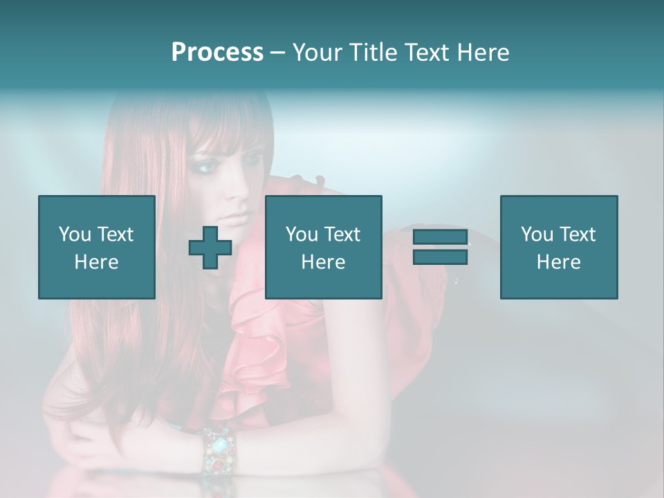 Pretty Stil Spiegel PowerPoint Template