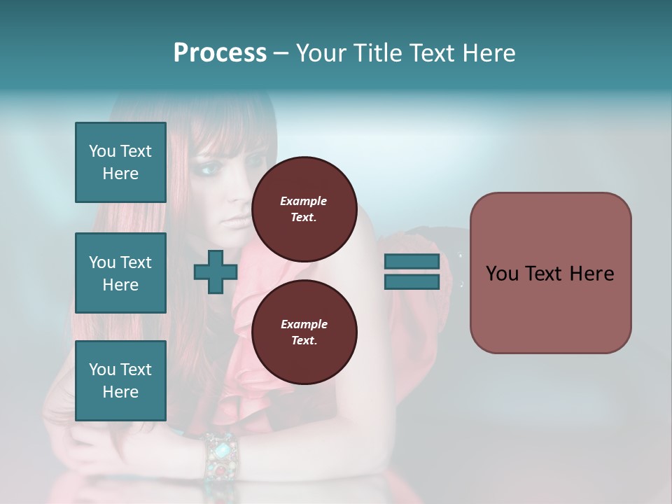 Pretty Stil Spiegel PowerPoint Template