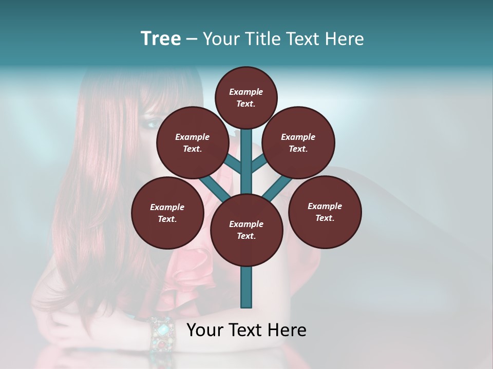 Pretty Stil Spiegel PowerPoint Template