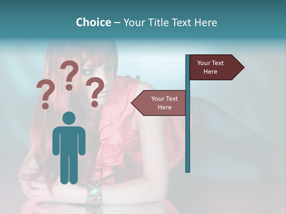 Pretty Stil Spiegel PowerPoint Template