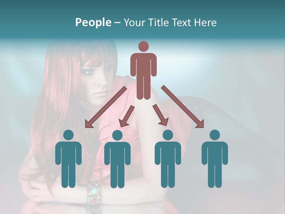 Pretty Stil Spiegel PowerPoint Template