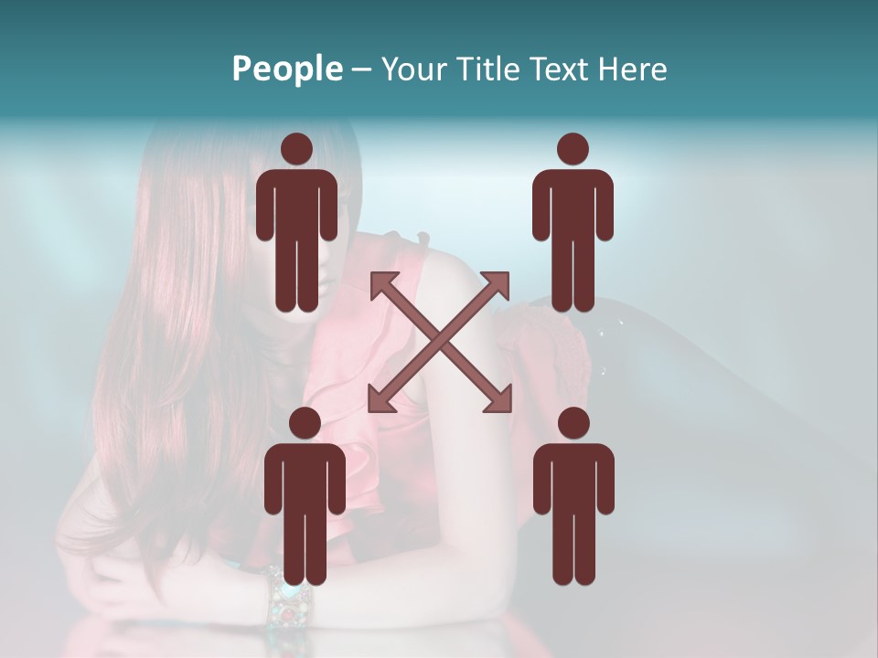 Pretty Stil Spiegel PowerPoint Template