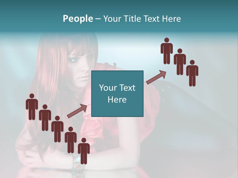 Pretty Stil Spiegel PowerPoint Template