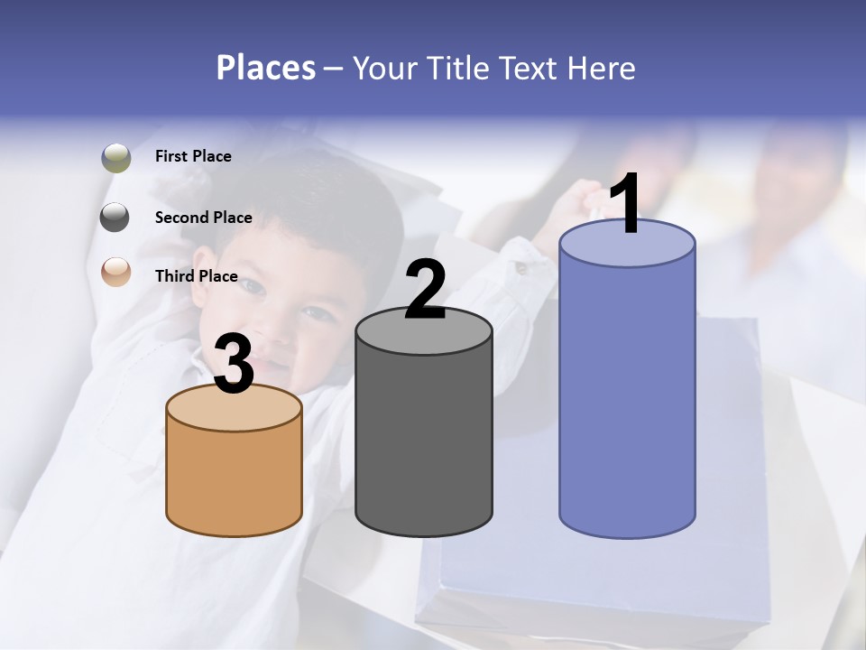 Mom Little Boy Family PowerPoint Template