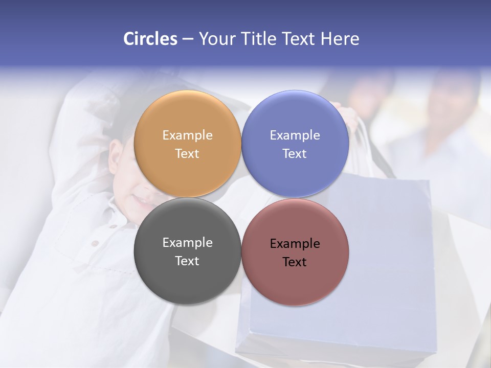 Mom Little Boy Family PowerPoint Template